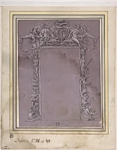 Design for a Doorway by Hans Baldung (called Hans Baldung Grien)|Monogrammist HT|Anonymous, German, 16th century