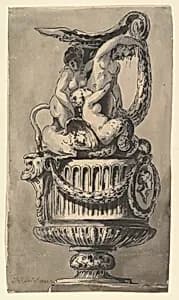 Design for a Ewer by Jean Charles Delafosse
