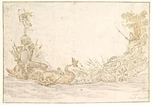 Design for a Festival Gondola by Alessandro Mauro (Mauri)