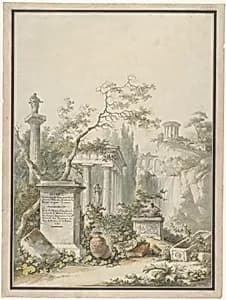 Design for a Frontispiece by Claude Louis Châtelet