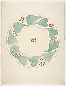 Design for a Fruit Plate by Anonymous, French, 19th century