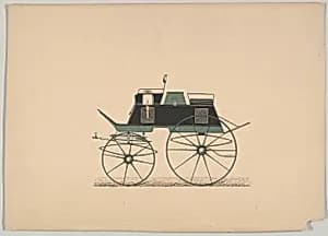Design for a Game Wagon by Unknown Artist