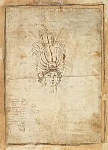 Design for a Man's Headdress by Baccio del Bianco