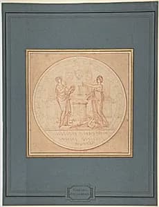 Design for a Medal by Edme Bouchardon