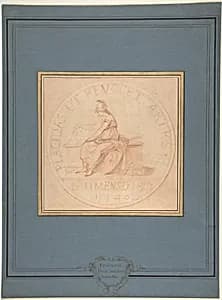 Design for a Medal: Bâtiments du Roy, 1740 by Edme Bouchardon