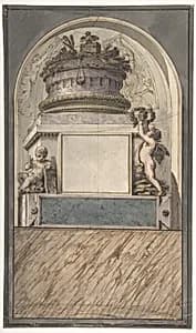 Design for a Monument by Pietro Fancelli