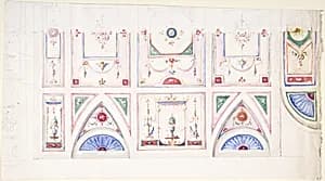 Design for a Painted Ceiling by Anonymous, Italian, 19th century