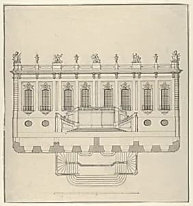 Design for a Palace Façade by Anonymous