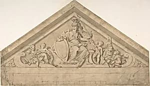 Design for a Pediment by Bouget