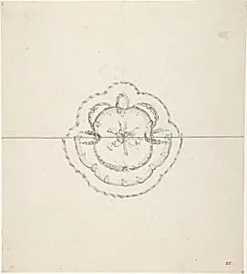 Design for a Plate by Anonymous, French, 18th century