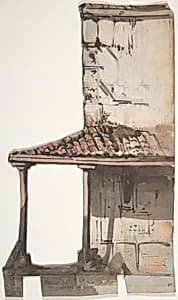 Design for a Stage Set at the Opéra, Paris by Eugène Cicéri