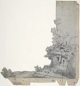 Design for a Stage Set at the Opéra, Paris by Eugène Cicéri