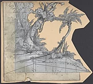 Design for a Stage Set at the Opéra, Paris by Eugène Cicéri