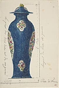 Design for a Vase by Anonymous, French, 18th century