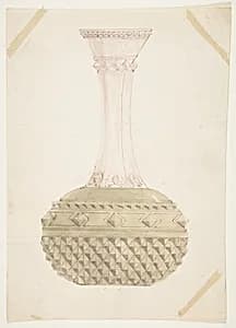 Design for a Vase by Anonymous, French, 19th century