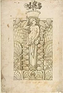 Design for a Wall Fountain by Anonymous, Italian, Lombard, 16th century