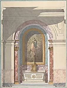 Design for Altar by Jules-Edmond-Charles Lachaise|Eugène-Pierre Gourdet