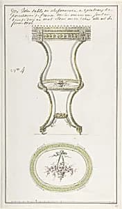 Design for an Occasional Table by Anonymous, French, 18th century