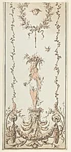 Design for an Ornamental Panel by Anonymous, French, 19th century