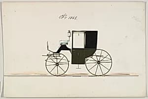 Design for Brougham, no. 1049 by Brewster & Co.