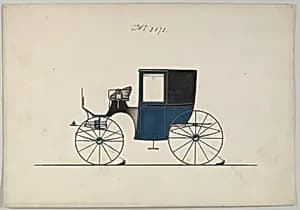 Design for Brougham, no. 3171 by Brewster & Co.