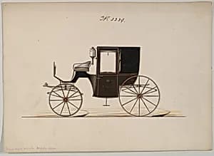 Design for Brougham, no. 3339 by Brewster & Co.