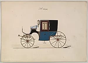 Design for Brougham, no. 3341 by Brewster & Co.