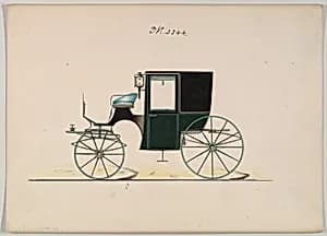 Design for Brougham, no. 3344 by Brewster & Co.