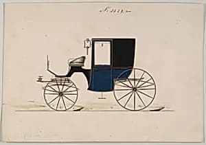 Design for Brougham, no. 3424a by Brewster & Co.