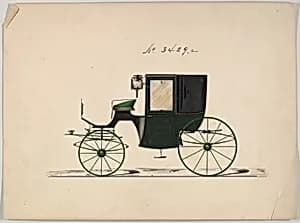 Design for Brougham, no. 3429a by Brewster & Co.