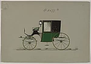 Design for Brougham, no. 3477a by Brewster & Co.