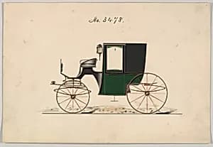 Design for Brougham, no. 3478 by Brewster & Co.