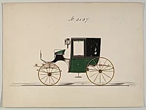 Design for Brougham, no. 3537 by Brewster & Co.