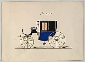 Design for Brougham, no. 3552 by Brewster & Co.