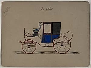 Design for Brougham, no. 3661 by Brewster & Co.