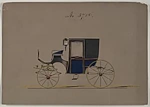 Design for Brougham, no. 3718 by Brewster & Co.