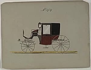 Design for Brougham, no. 3731 by Brewster & Co.