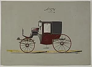 Design for Brougham, no. 3745 by Brewster & Co.