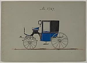 Design for Brougham, no. 3769 by Brewster & Co.