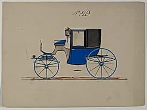 Design for Brougham, no. 3775 by Brewster & Co.