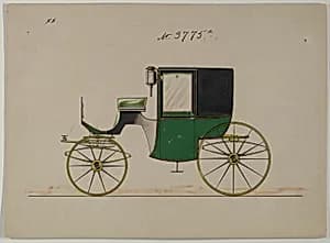 Design for Brougham, no. 3775a by Brewster & Co.|Herman Stahmer
