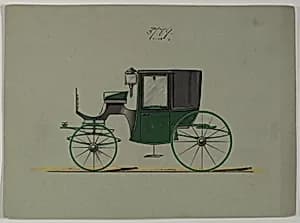 Design for Brougham, no. 3789 by Brewster & Co.