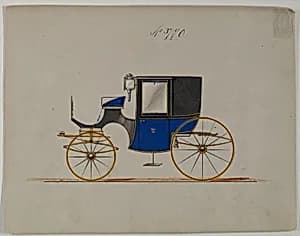 Design for Brougham, no. 3790 by Brewster & Co.