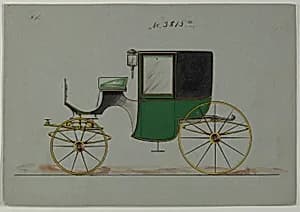 Design for Brougham, no. 3815a by Brewster & Co.|Herman Stahmer