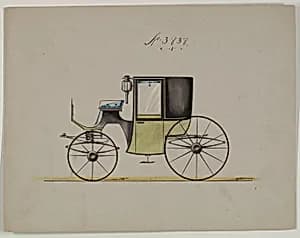 Design for Brougham, no. 3838 by Brewster & Co.