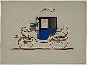 Design for Brougham, no. 3862 by Brewster & Co.
