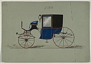 Design for Brougham, no. 3906 by Brewster & Co.