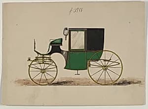 Design for Brougham, no. 3908 by Brewster & Co.