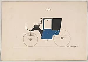 Design for Brougham, no. 754 by Brewster & Co.