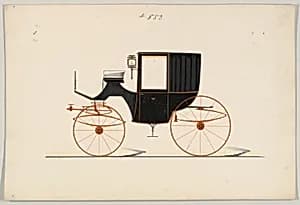 Design for Brougham, no. 853 by Brewster & Co.